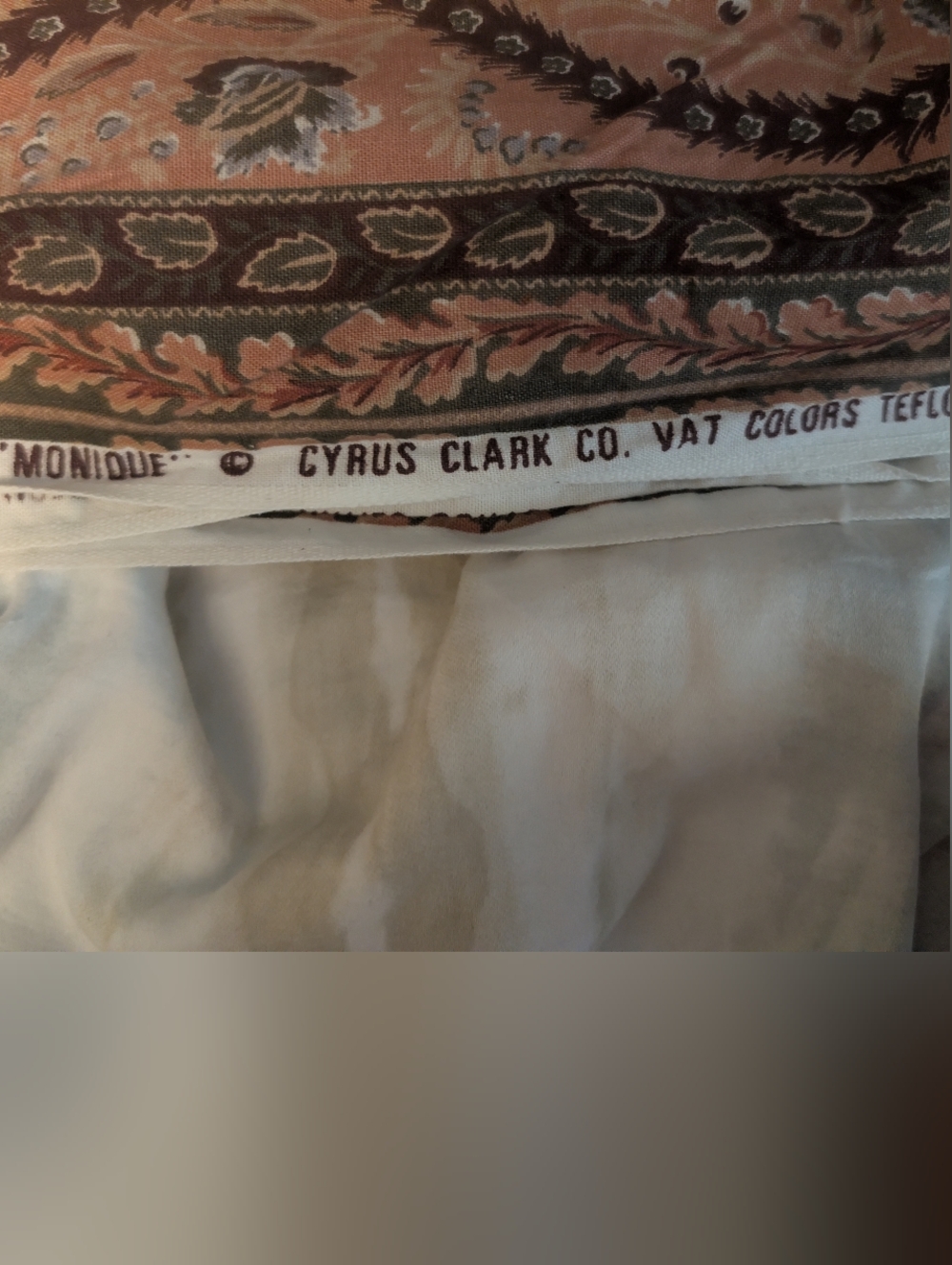fabric home decor Cyrus Clark 'Monique' Teflon